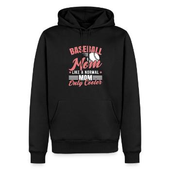 Trucs de baseball Baseball Bat Ball Sports Baseball - Sweat à capuche Premium bio Homme - noir - Devant - Nico (187cm)