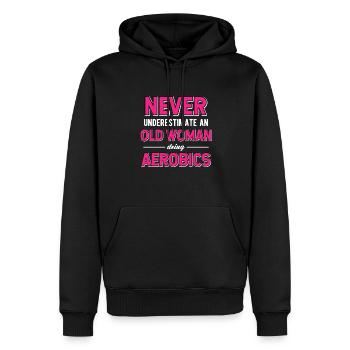 Gymnastique Gymnastique au sol Acrobatie Gymnastique Gymnastique - Sweat à capuche Premium bio Homme - noir - Devant - Nico (187cm)