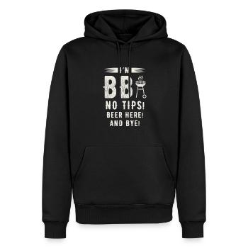 Barbecue Grill Grillzubehör BBQ Grillmeister Grill - Männer Premium Bio Hoodie - Schwarz - Vorne - Nico (187cm)