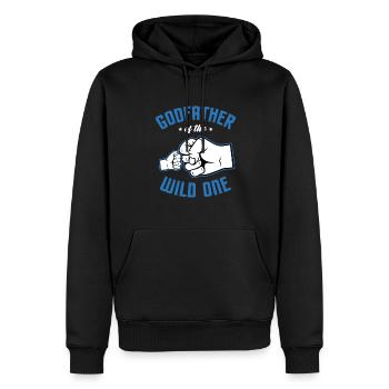 Patenonkel Onkel Pate Taufpate Patenonkel - Männer Premium Bio Hoodie - Schwarz - Vorne - Nico (187cm)