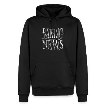 birthday present chefowner cooking cook - Männer Premium Bio Hoodie - Schwarz - Vorne - Nico (187cm)