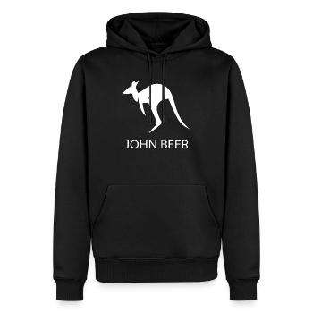 Bier Wein Whiskey Schnaps Alkohol - Männer Premium Bio Hoodie - Schwarz - Vorne - Nico (187cm)