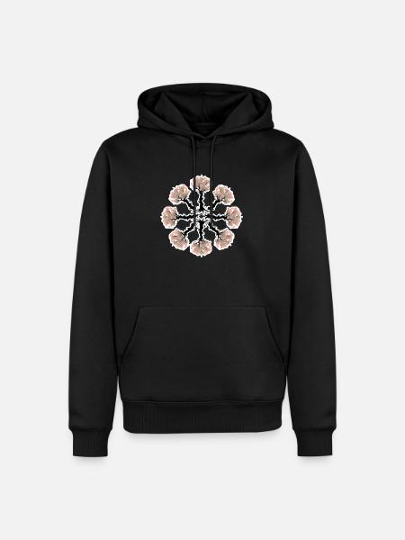 Mandala trees - Men’s Premium Organic Hoodie - black
