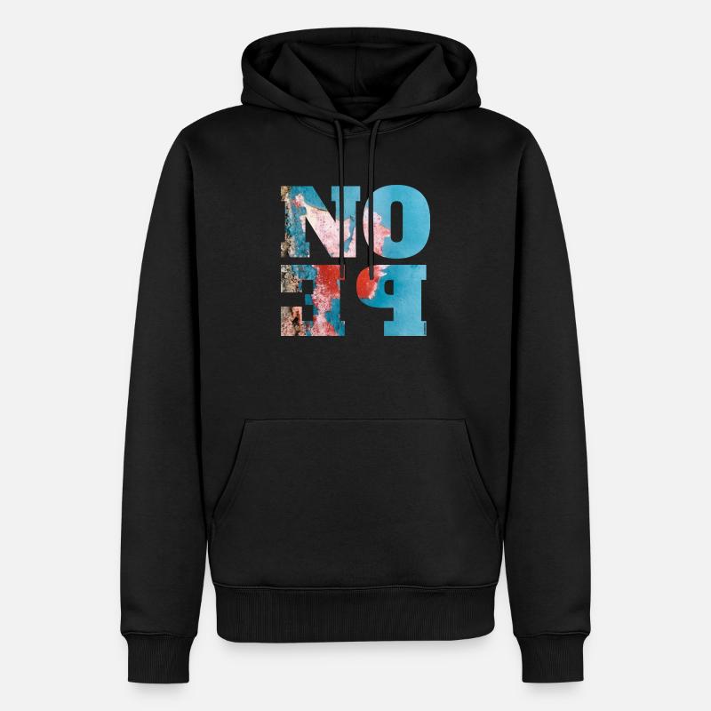 NOPE - sei kein ja-Sager! - Sweat à capuche Premium bio Homme - noir