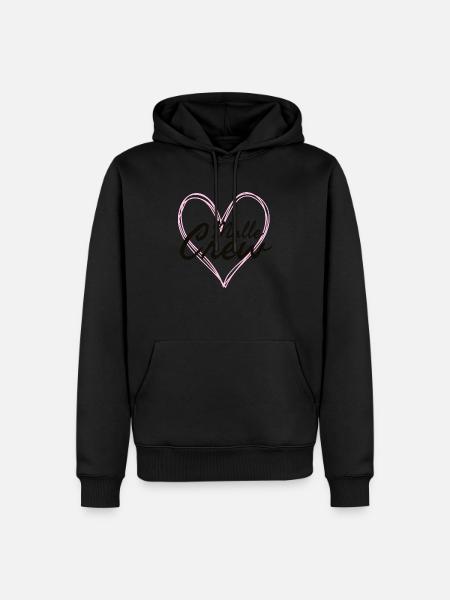 Malle Crew - Männer Premium Bio Hoodie - Schwarz