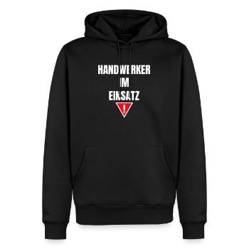 Handwerker Handyman Handwerk Werkzeug - Männer Premium Bio Hoodie - Schwarz - Vorne - Nico (187cm)