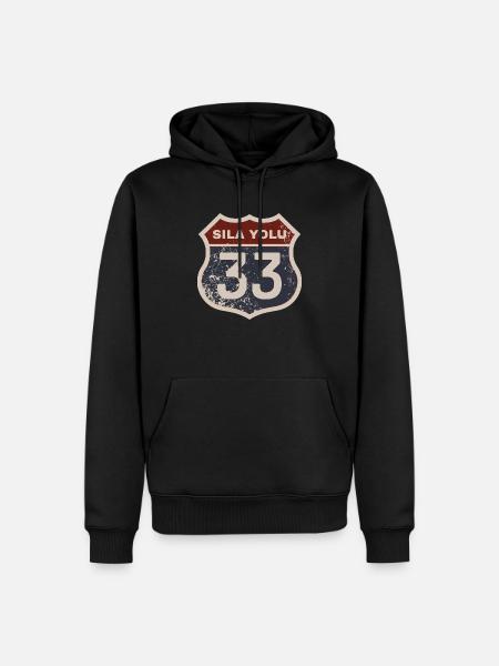 Mersin - Sweat à capuche Premium bio Homme - noir