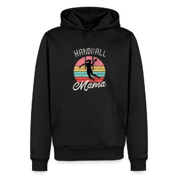 Hallen Sport Handballerin Handballverein Handball - Männer Premium Bio Hoodie - Schwarz - Vorne - Nico (187cm)