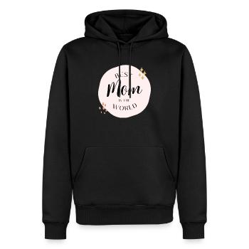 Best mom in the world - Männer Premium Bio Hoodie - Schwarz - Vorne - Nico (187cm)