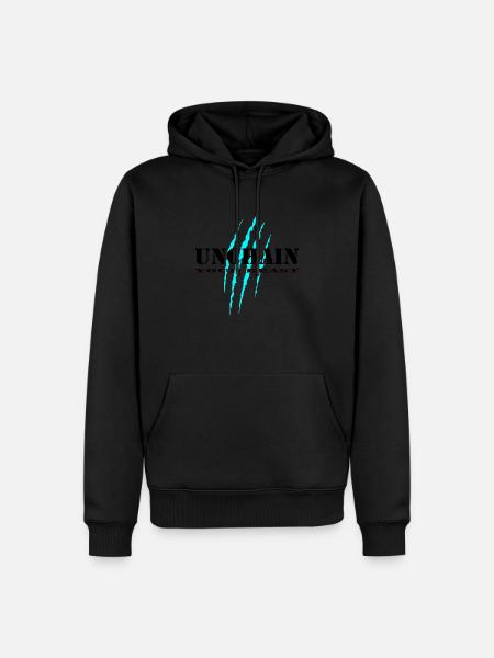 Unchain your beast petr - Men’s Premium Organic Hoodie - black
