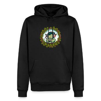 Videospiel-Goblin - Männer Premium Bio Hoodie - Schwarz - Vorne - Nico (187cm)