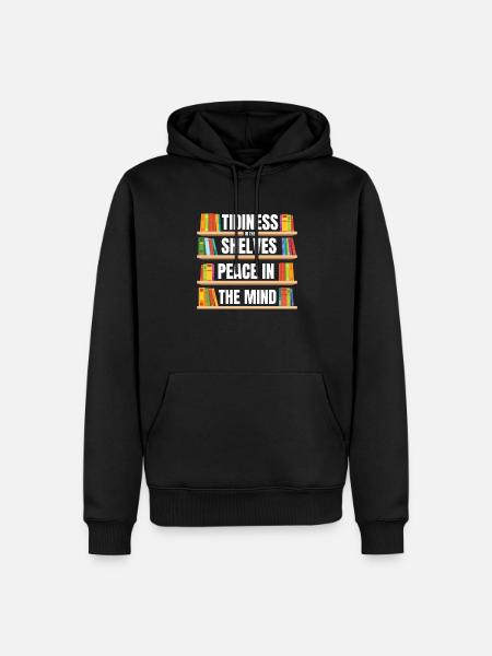 Library Assistant Librarian - Men’s Premium Organic Hoodie - black