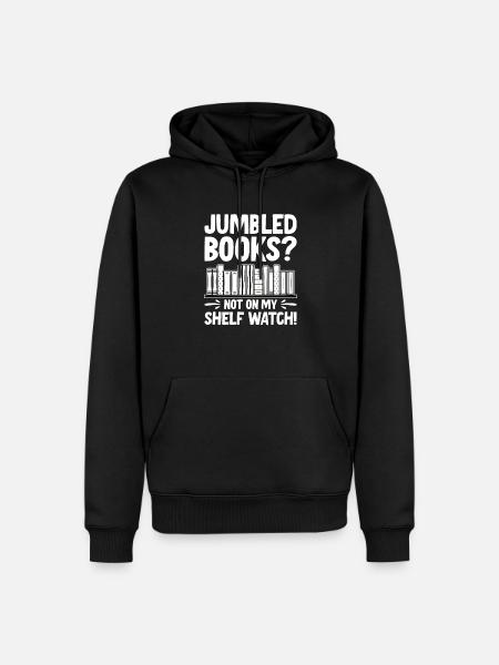 Funny Library Assistant - Men’s Premium Organic Hoodie - black