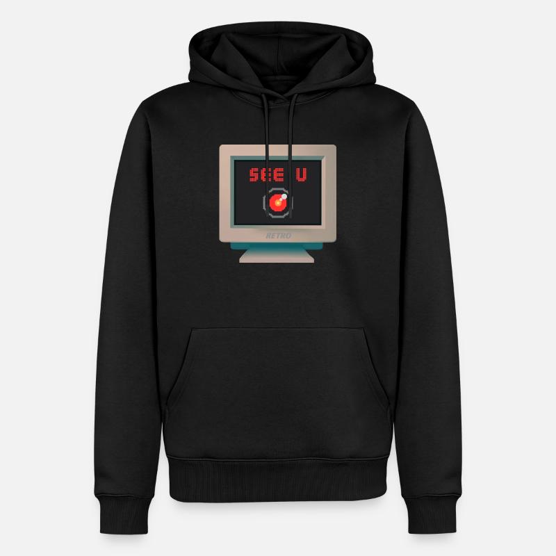CRT - Siehe U - Männer Premium Bio Hoodie - Schwarz