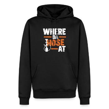 Le style de vie de la chicha pour les vrais fans - Sweat à capuche Premium bio Homme - noir - Devant - Nico (187cm)