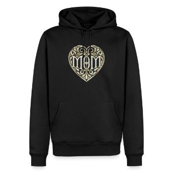 Liebe Zitate amore Blumen Frauen Mädchen Mutter weiblich - Männer Premium Bio Hoodie - Schwarz - Vorne - Nico (187cm)