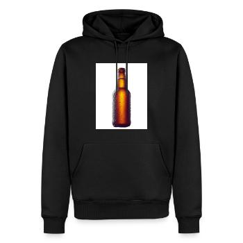 Beer Time - Men’s Premium Organic Hoodie - black - Front - Nico (187cm)