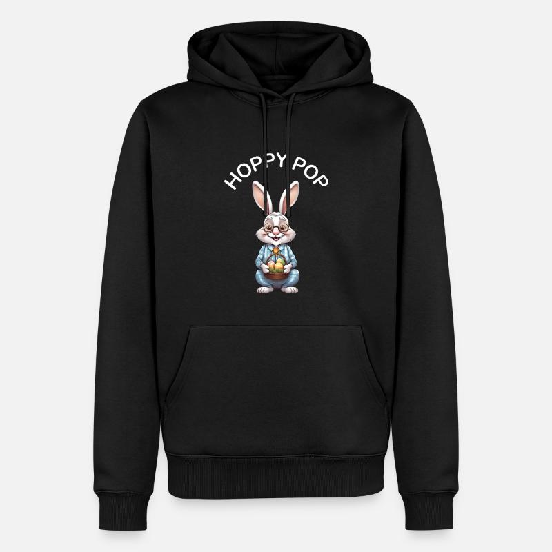 Großvater Spruch Ostern Geschenk - Männer Premium Bio Hoodie - Schwarz