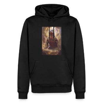 Dirawong Australien Mythologie Geschenk - Männer Premium Bio Hoodie - Schwarz - Vorne - Nico (187cm)