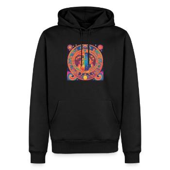Zwilling Sterne Horoskop Geschenk - Männer Premium Bio Hoodie - Schwarz - Vorne - Nico (187cm)