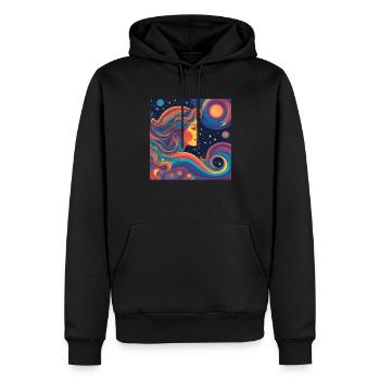 Jungfrau Astrologie geboren Geschenk - Männer Premium Bio Hoodie - Schwarz - Vorne - Nico (187cm)
