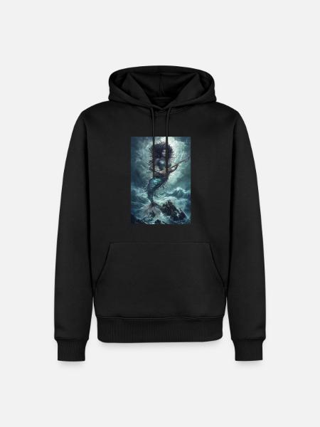 Mermaid Mythology Legend Gift - Men’s Premium Organic Hoodie - black