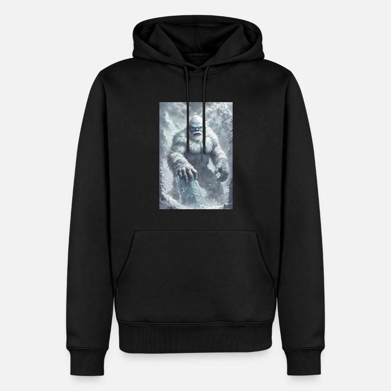Yeti Legend Mythe Cadeau - Sweat à capuche Premium bio Homme - noir