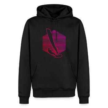 Surf Surfer Windsurfer Hommes Windsurfing - Sweat à capuche Premium bio Homme - noir - Devant - Nico (187cm)