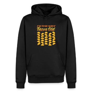 30. Geburtstag Geschenkidee Dreißig Lustig Tacos - Männer Premium Bio Hoodie - Schwarz - Vorne - Nico (187cm)