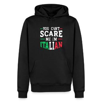 Italiener Italien Lustiger Spruch Geschenkidee - Männer Premium Bio Hoodie - Schwarz - Vorne - Nico (187cm)