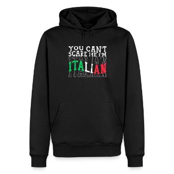 Italiener Italien Lustiger Spruch Geschenkidee - Männer Premium Bio Hoodie - Schwarz - Vorne - Nico (187cm)
