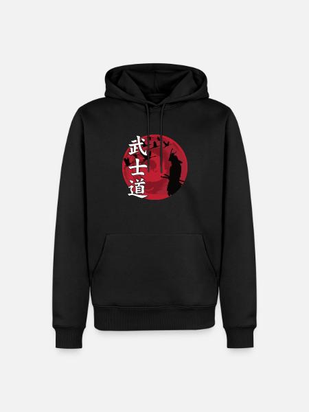 Samurai Bushido Japan - Men’s Premium Organic Hoodie - black
