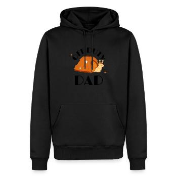 Off Duty Dad - Männer Premium Bio Hoodie - Schwarz - Vorne - Nico (187cm)
