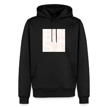 Bestes WordPlay Original Art 1 - Männer Premium Bio Hoodie - Schwarz - Vorne - Nico (187cm)