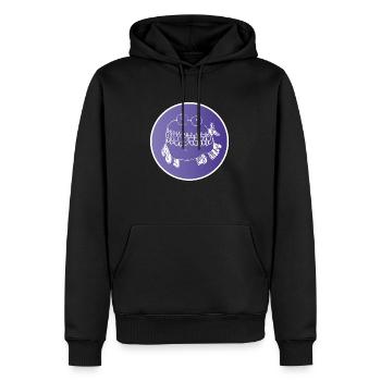 fish Auge - Männer Premium Bio Hoodie - Schwarz - Vorne - Nico (187cm)