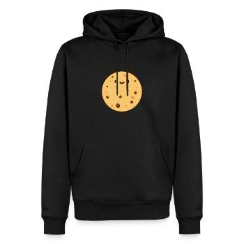 Donnez-moi mon biscuit pour les amateurs de pâte à biscuits - Sweat à capuche Premium bio Homme - noir - Devant - Nico (187cm)