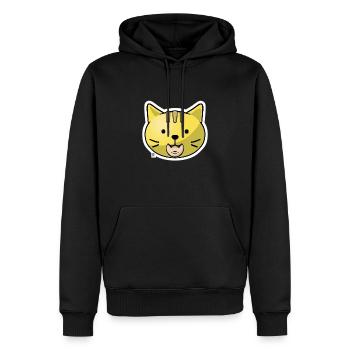 Chachamaru-Zo - Männer Premium Bio Hoodie - Schwarz - Vorne - Nico (187cm)