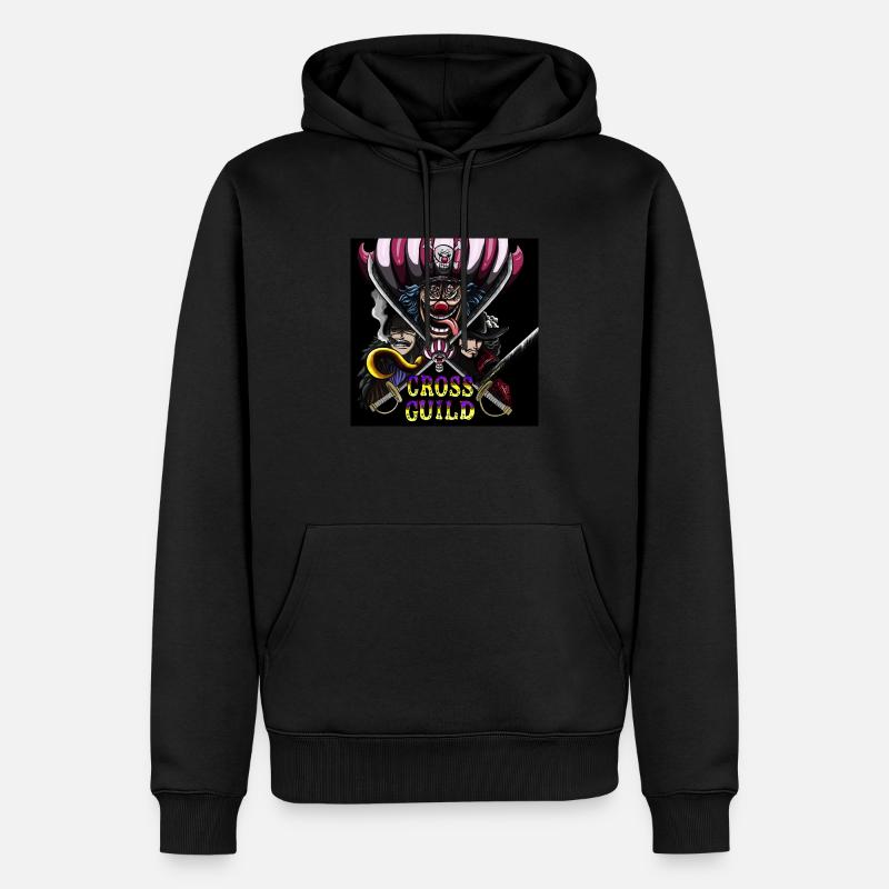 La Cross Guilde de Buggy - Sweat à capuche Premium bio Homme - noir