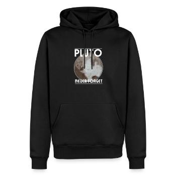 Pluton 1930 2006 Pluto Never Forget Science - Sweat à capuche Premium bio Homme - noir - Devant - Nico (187cm)