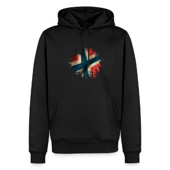 Norwegen Norwegen Oslo Skandinavien Wikinger - Männer Premium Bio Hoodie - Schwarz - Vorne - Nico (187cm)
