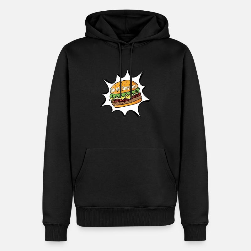 Oh mon Dayum! - Sweat à capuche Premium bio Homme - noir