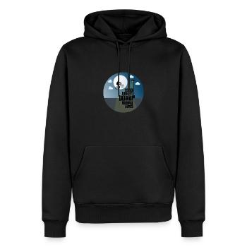 Albert Hofmann 1943 - Männer Premium Bio Hoodie - Schwarz - Vorne - Nico (187cm)