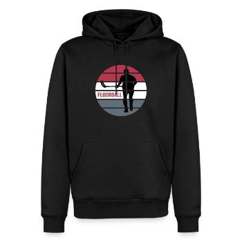 floorball floorball floorball season bandy - Men’s Premium Organic Hoodie - black - Front - Nico (187cm)