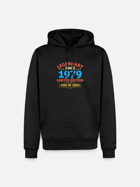 Legendary since 1979 Limited Edition - Men’s Premium Organic Hoodie - black