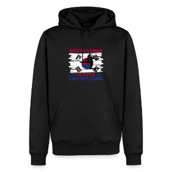 South Korea Football 2022 Korea football fan - Men’s Premium Organic Hoodie - black - Front - Nico (187cm)
