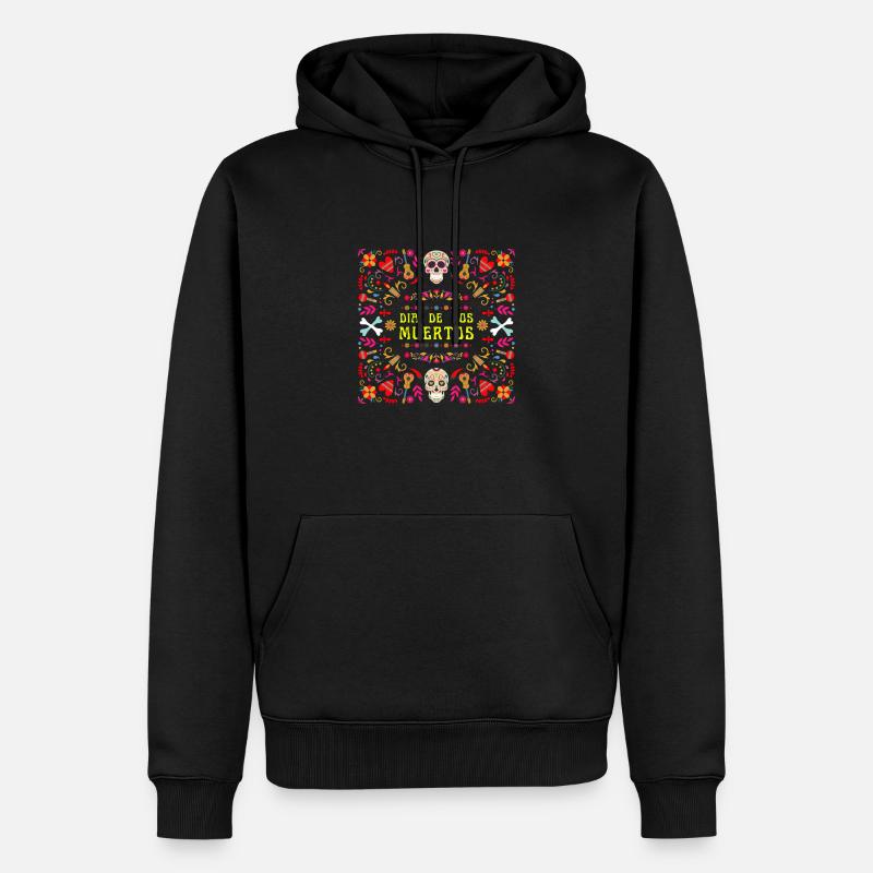 Dia de los Muertos 2 - Sweat à capuche Premium bio Homme - noir