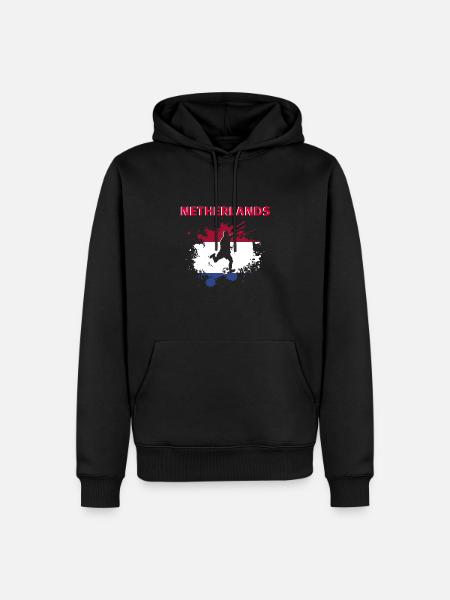 Netherlands Football 2022 supporter Netherlands football - Men’s Premium Organic Hoodie - black