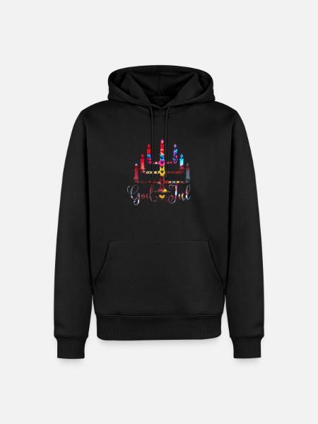 Frohe Weihnachten Weihnachten Weihnachten Urlaub Winter Santa Nordic - Männer Premium Bio Hoodie - Schwarz