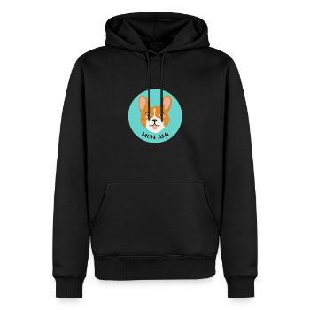 Mein Freund - Männer Premium Bio Hoodie - Schwarz - Vorne - Nico (187cm)