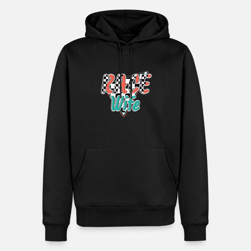 Race Épouse - Sweat à capuche Premium bio Homme - noir